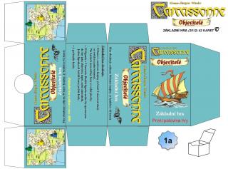 Carcassonne: Objevitelé krabička